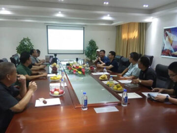 河南省設(shè)廳協(xié)會秘書長盧明安、總工黃禮樂等領(lǐng)導(dǎo)人蒞臨考察