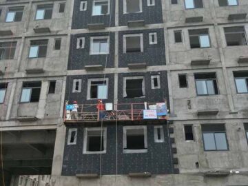 快來看呀！這整整齊齊的板材是什么？河南朝欽節(jié)能廠家生產(chǎn)A級防火保溫材料石墨改性水泥基保溫板